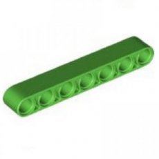 LEGO® hefbalk 1x7 dik HELDER GROEN