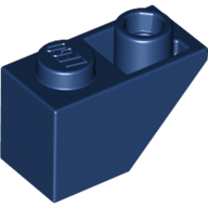 LEGO® omgekeerd 45 graden 1x2 DONKER BLAUW