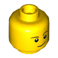 LEGO® 6100222 GEEL - MS-111-B LEGO® hoofd GEEL
