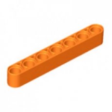 LEGO® hefbalk 1x7 dik ORANJE