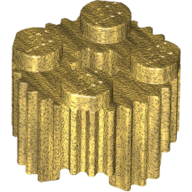 LEGO® 6107194 PARELACHTIG GOUD - M-38-D LEGO® rond 2x2 met lamellen PARELACHTIG GOUD