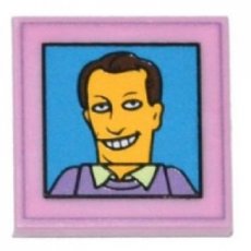 LEGO® 6109316 L ROZE LEGO® tile 2x2  LIGHT PINK