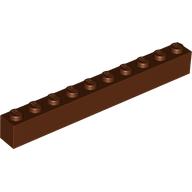 LEGO® steen 1x10 BRUIN