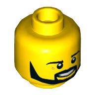 LEGO® hoofd GEEL