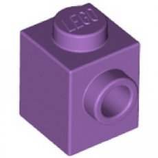 LEGO® 6125776 MED LAVENDEL - MS-96-B LEGO® brick 1x1 with stud on one side MEDIUM LAVENDER