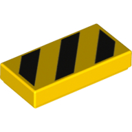 LEGO® tegel 1x2 GEEL