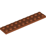 LEGO® 2x10 DONKER ORANJE