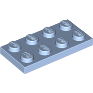 LEGO® 6132418 L KON BLAUW - M-38-F LEGO® 2x4 LICHT KONINKLIJK BLAUW