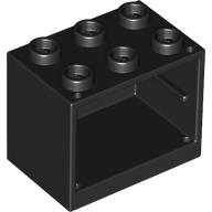 LEGO® 2x3x2 kast ZWART