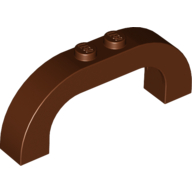 LEGO® 6058130 - 6132775 - 6326307 BRUIN - M-47-E LEGO® arch 1x6x2 BROWN