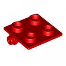 LEGO® 613421 ROOD - MS-65-A LEGO® 2x2 plate modified RED