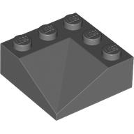 LEGO® 3x3 roof tile 33 degree corner inside DARK GREY