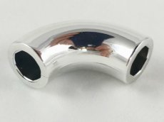 LEGO® 90 graden elleboog - macaroni1 x 1 CHROME ZILVER