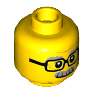 LEGO® hoofd GEEL