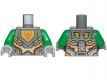 LEGO® torso DONKER GRIJS