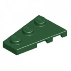 LEGO® 2x3 wedge left DARK GREEN