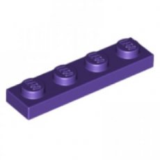 LEGO® 1x4 DONKER PAARS