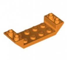 LEGO®  tuile inversée 45 degrés 2x6 double avec encoche 2x4 ORANGE