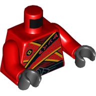 LEGO® torso ROOD