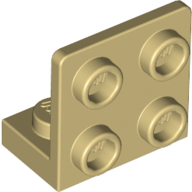 LEGO® hoekplaat 1x2 - 2x2 omgekeerd BEIGE