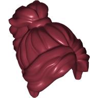 LEGO® cheveux ROUGE FONCE