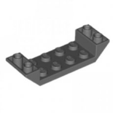LEGO®  tuile inversée 45 degrés 2x6 double avec encoche 2x4 GRIS FONCE
