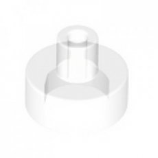 LEGO® 6186867 - 6507895 TRANS HELDER - MS-15-B LEGO® tile 1x1 round with pin TRANSPARENT