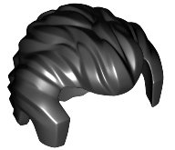 LEGO® hair BLACK