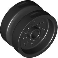LEGO® wiel 18mm x 12mm ZWART