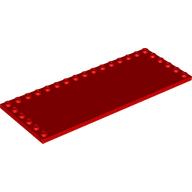 LEGO® tegel 6x16 met noppen zijkanten ROOD