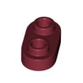 LEGO® 6212040 DONKER ROOD - KO-4-Z LEGO® customized 1x2 rounded with 2 studs DARK RED