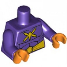 LEGO® torso DONKER PAARS