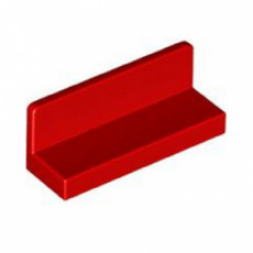 LEGO® paneel 1x3x1 ROOD