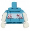 LEGO® torso MEDIUM AZUUR BLAUW