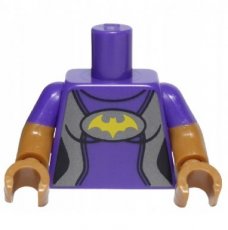 LEGO® torso DONKER PAARS