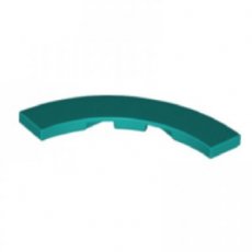 LEGO® 4x4 tile round corner DARK TURQUOISE