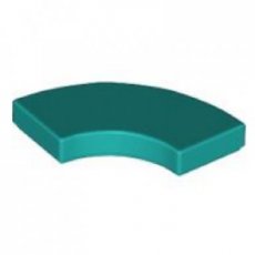 LEGO® 2x2 tile round corner DARK TURQUOISE