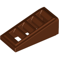 LEGO® 6096670 - 6214443 BRUIN - M-10-D LEGO® 18 graden met 4 sleuven 2x1x2/3 BRUIN