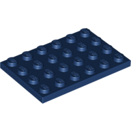 LEGO® 4x6 DONKER BLAUW
