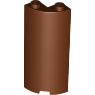 LEGO® 1/4 cylinder 2x2x5 BRUIN