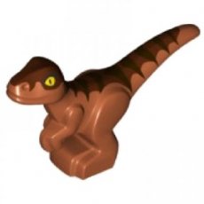 LEGO® Dino Raptor Baby DONKER ORANJE