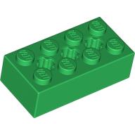LEGO® 6244915 GROEN - M-37-F LEGO® 2x4 with axle holes RED