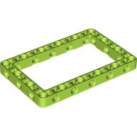 LEGO® hefbalk 7x11 open midden dik LIMOEN