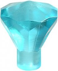 LEGO® 6247792 - 4119482 TRANS L BLAUW - MS-82-J LEGO® diamant TRANSPARANT LICHT BLAUW
