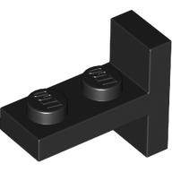 LEGO® 6530055 ZWART - M-47-H LEGO® 1x2 - 2x1 gecentreerd ZWART