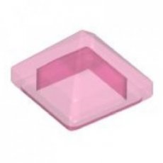 LEGO® Pyramid TRANSPARENT DARK PINK