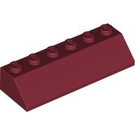 LEGO® 45° 2x6 DONKER ROOD