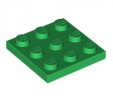 LEGO® Plaat 3x3 GROEN