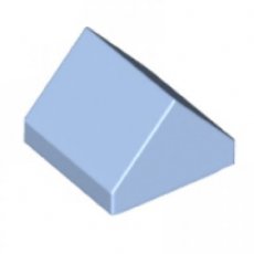 LEGO® Curved 1x1 45° LIGHT ROYAL BLUE