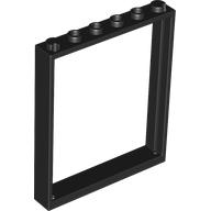 LEGO® window 1x6x6 BLACK